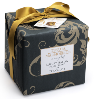 Hand Wrapped Luxury Italian Panettone with Chocolate - 500g