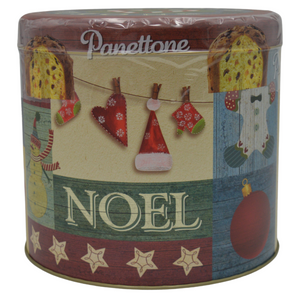 Panettone Tin with Classic Panettone - 1kg