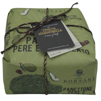 Pear and Chocolate Chip Hand Wrapped 1kg Panettone