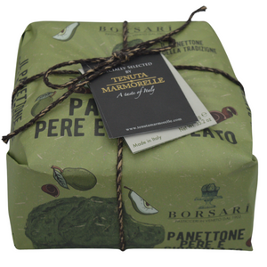 Pear and Chocolate Chip Hand Wrapped 500g Panettone