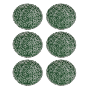 Green Speckled Bowl - 20cm 6 pack